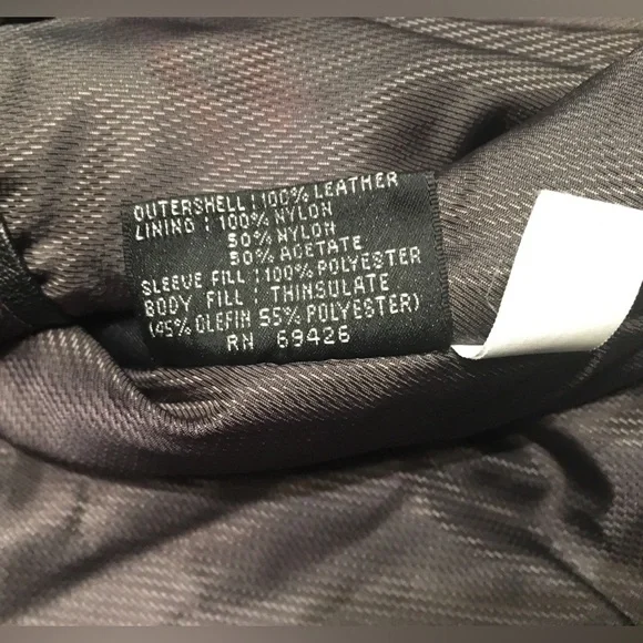 Wilsons Leather Flight Black Bomber Men’s Jacket 80’s 90's Vintage Size XLarge - Picture 9 of 12